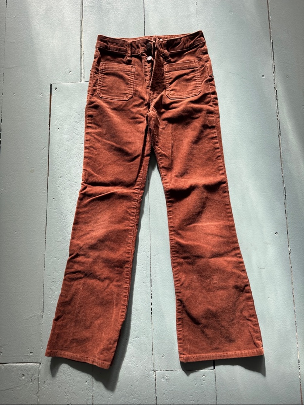 Gap kids brown Corduroy flare Jeans size 10
